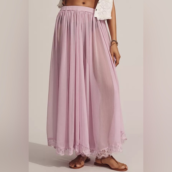 Anthropologie Dresses & Skirts - NWT Anthropologie Sheer Maxi Skirt